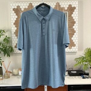 Travis Mathew Steel Blue Polo Shirt